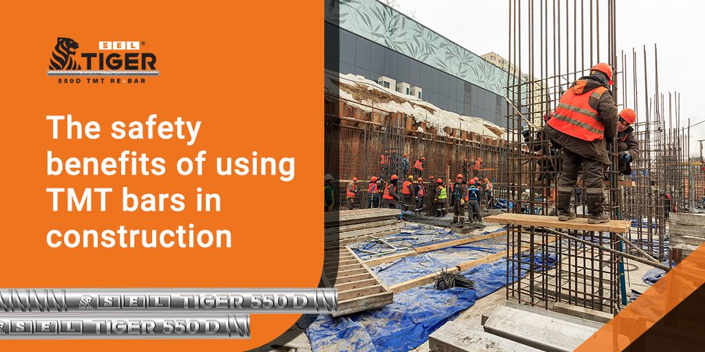 The Safety Benefits of using TMT Bars in Construction